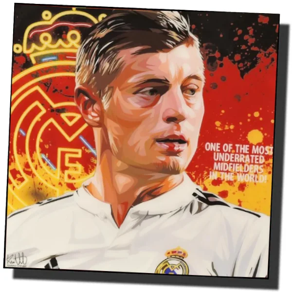 תמונת פופ ארט - טוני קרוס - ריאל מדריד