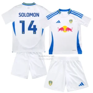 חליפת כדורגל לילדים לידס יונייטד מדי בית עונת 24/25 מנור סולומון