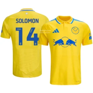 חולצת כדורגל לידס יונייטד תלבושת חוץ עונת 24/25 מנור סולומון